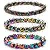 Wholesale Retro Geometric Haematite Beaded Bracelets