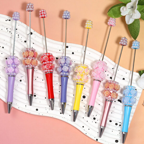 Wholesale Pearl bead pen candy color