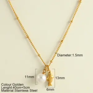 Imitation Pearl Shark 25163