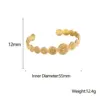 Fashion Sun 304 Stainless Steel 18K Gold Plated Stainless Steel Bracelets In Bulk