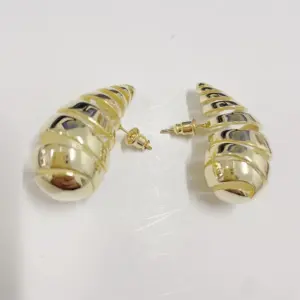 Large Honeycomb 14K Real / Gold