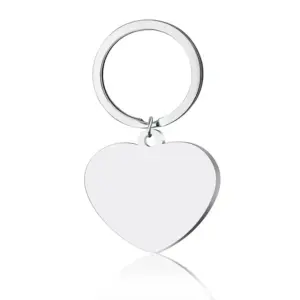 Blank Steel Keychain