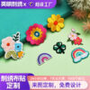 Wholesale Handmade DIY Embroidered Patch Simple Fashion Flower Bag Embroidered Cloth Sticker National Style Letter Small Flower Decorative Sticker