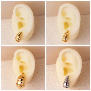 1 Pair Basic Simple Style Geometric Plating Copper Ear Studs