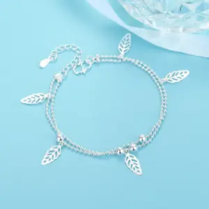 Leaf Double-Layer Bracelet