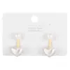 Creative Simple Retro Heart Shaped Pearl Alloy Earrings