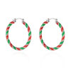 Wholesale Colorful hoop earrings