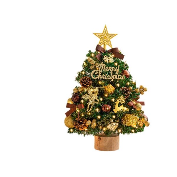 oly-0b3b72e4bd668645f8575f2c7742f4b3 Wholesale Christmas new small red desktop Christmas tree stake ornaments diy material bag decoration Christmas
