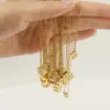 Wholesale Jewelry Simple Style Constellation 304 Stainless Steel 18K Gold Plated Stainless Steel Necklaces
