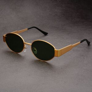 Matt gold frame green film (light plate)