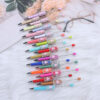 Wholesale DIY white rabbit sugar beaded pen cute rabbit dream rabbit dream beaded ball beaded pen manufacturers