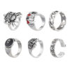 Wholesale Retro punk 6-piece index finger ring set