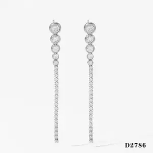银色耳环D2786