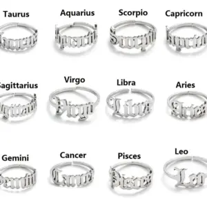 PVD Coated 18K Gold Real Gold Plated Constellation 201 Stainless Steel Fashion Waterproof Non Tarnish