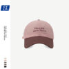 Wholesale Fashion Contrast Color Stitching Baseball Cap Women's Summer Thin Quick-drying Sun Protection Sun Hat Korean Letter Embroidered Cap for Men