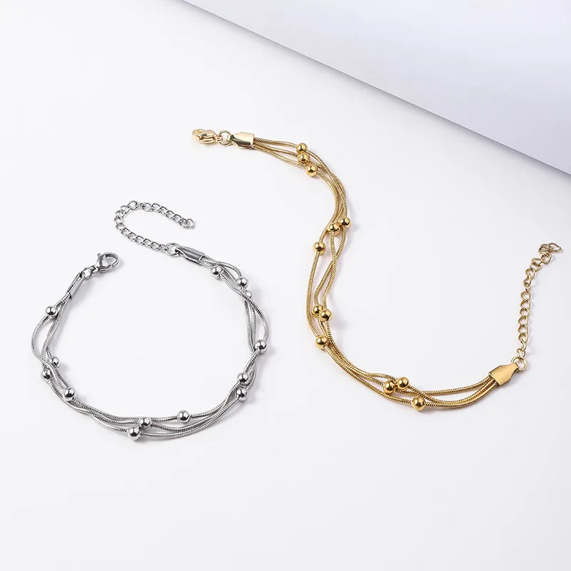 Wholesale Lady Geometric Titanium Steel Bracelets In Bulk