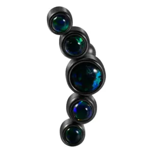Colorful-Black / Rod Thickness * Rod Length 1.2x6mm