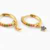 oly-0b78e246312dd8df0163282c935c38c6 Wholesale Fashion Geometric Plating Metal Artificial Gemstones Copper Earrings