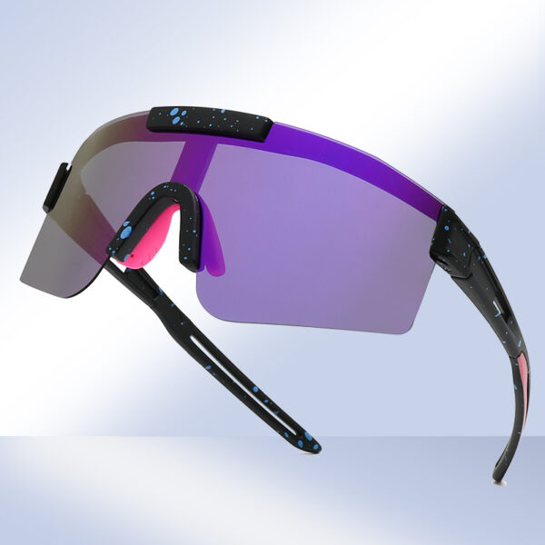 Wholesale New Cycling Polarized Sunglasses Cross-Border Fashion Trend Motorcycle Sports Glasses Outdoor Climbing Colorful Sunglasses