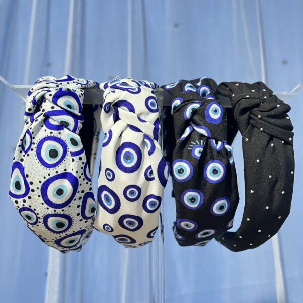 Wholesale Polka Dot Bow Headband for Women, Retro Square Scarf, Wide-Brimmed High Headband