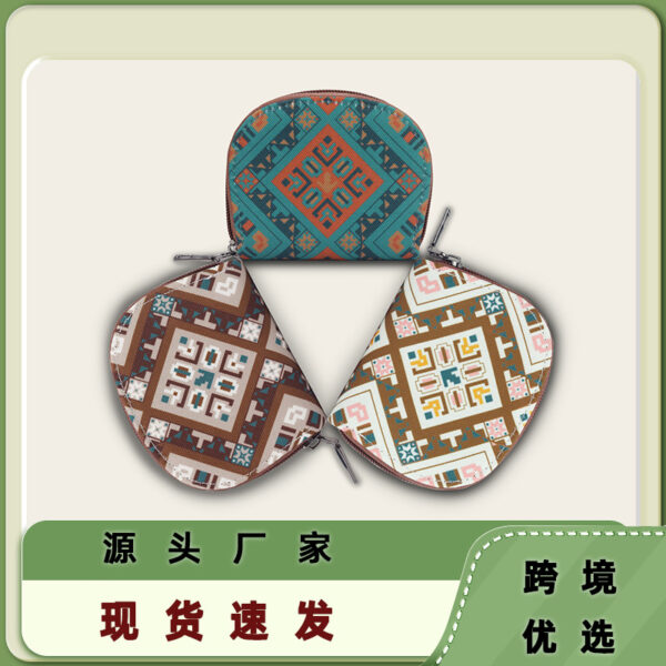 oly-0b9b78a37889f849806c949be635f2fa Wholesale 2025 New European and American Retro Brocade Oxford Cloth Card Bag Lightweight Portable Coin Purse Clutch Bag 9 Card Holder