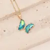 Wholesale Fashion Butterfly Copper Plating 18K Gold Plated No Inlaid