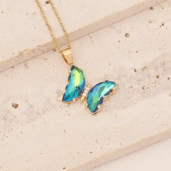 Wholesale Fashion Butterfly Copper Plating 18K Gold Plated No Inlaid