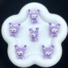 Wholesale Purple Black Series Cartoon Beads