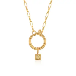 November Citrine Necklace XS-09-11