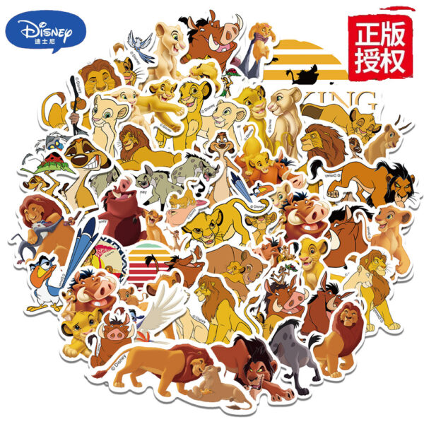 Wholesale 50 Lion Graffiti Stickers Decorative Waterproof Decals