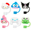 Wholesale 10mm STANLEY Stanley straw cap Sanrio straw sleeve dust plug cute cup decoration