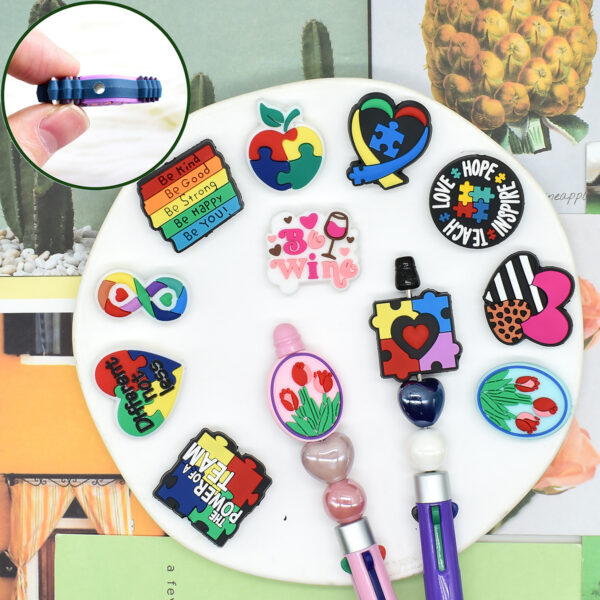 Wholesale Cartoon-themed colorful high-quality student stationery beads