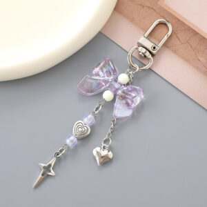K4851 love pendant star pendant purple / Small pendant