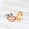 oly-0bfdf836e9d54bfae99e5933857697ae Wholesale e-commerce neutral simple light luxury wind frosted pearl sand rotatable titanium steel decompression ring hand jewelry fashion