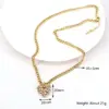 Wholesale Fashion Heart Copper Pendant Necklace In Bulk