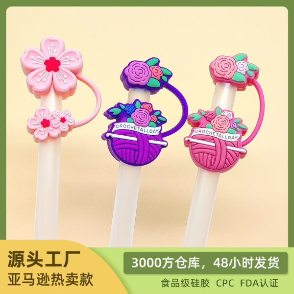 Wholesale New Stanley straw cap dust plug hat stanley straw cap dust cap silicone cap