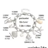 Hawaiian Bohemian Beach Starfish Shell Hippocampus Pearl 304 Stainless Steel Stainless Steel Chain Bracelets In Bulk
