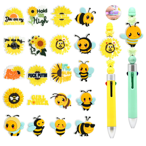 Wholesale Cartoon Bee Beads