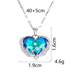 Big Peacock-Blue-Silver