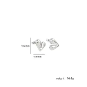 Silver / V-Shaped Love