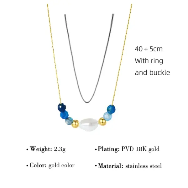Wholesale PVD Coated 18K Gold Real Gold Plated Round Flower 304 Stainless Steel Fashion Waterproof Non Tarnish 304 Stainless Steel Lobster Trigger Clasp Closure Necklace