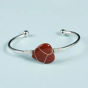 Red Jasper / Silver Style