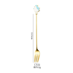Penguin fork - gold