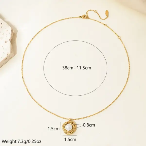 PVD Coated Real Gold Plated 14K Gold Geometric 304 Stainless Steel Elegant Simple Style Waterproof Non Tarnish Rings Earrings Necklace