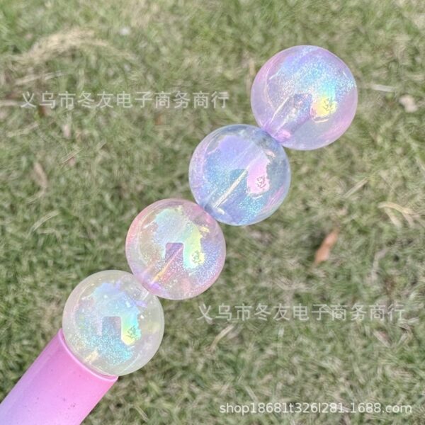 Wholesale Glow-in-the-dark cartoon character straight-hole beads