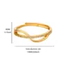 Wholesale Luxurious Vintage Large Imitation Pearl Women's Ring 18K Gold Plated Four-Leaf Clover Rotating Heart Blue Zircon Jewelry Ring