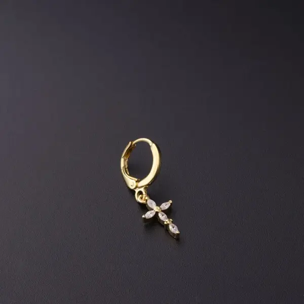 Ear Cartilage Rings & Studs Fashion Animal Copper Plating Artificial Gemstones