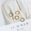 oly-0c77e69dbf128a4afc1fb0fe28c57e51 Wholesale PVD Coated Real Gold Plated 18K Gold 304 Stainless Steel Fashion Waterproof Non Tarnish Earrings