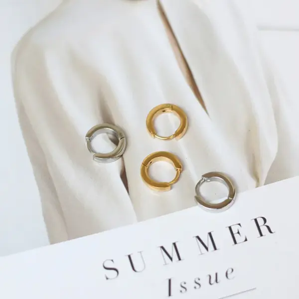 oly-0c77e69dbf128a4afc1fb0fe28c57e51 Wholesale PVD Coated Real Gold Plated 18K Gold 304 Stainless Steel Fashion Waterproof Non Tarnish Earrings