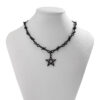 oly-0c803d1cace07dbe0fe50a210b5334b5 Wholesale Cross-border foreign trade five-inted star spice collarbone necklace female subculture ns personality sweet cool factory direct sales